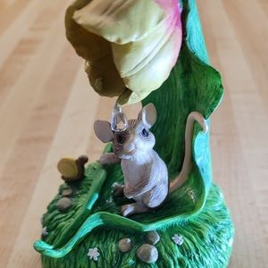 Fitz and Floyd - Charming Tails : Mouse Dean Griff Figurine Music Box